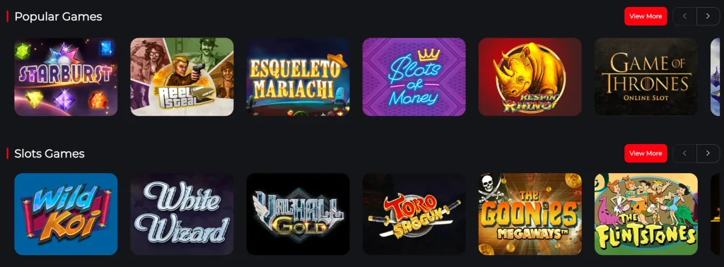 Fruity Wins game selection