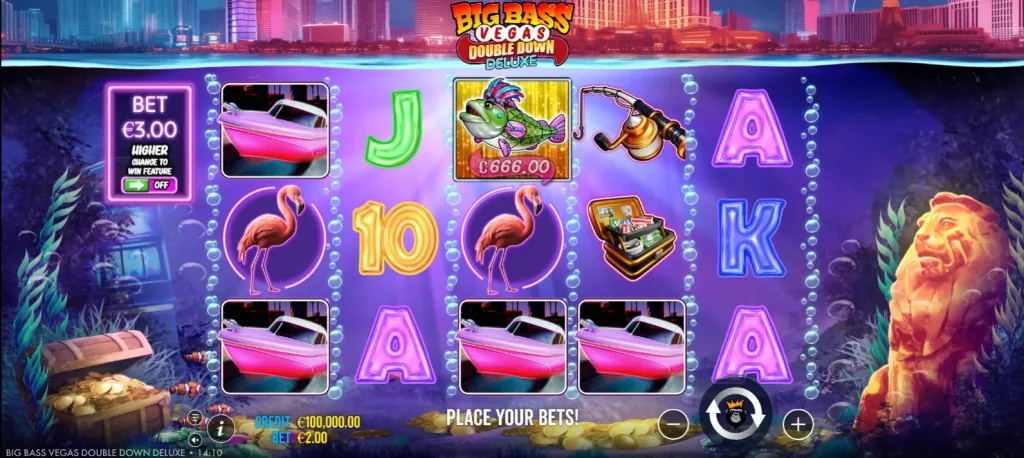 Big Bass Vegas Double Down Deluxe screenshot 2