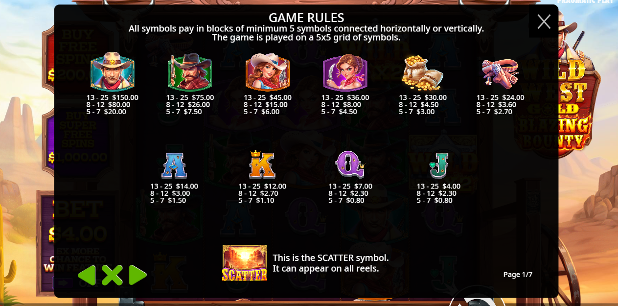 Wild West Gold Blazing Bounty