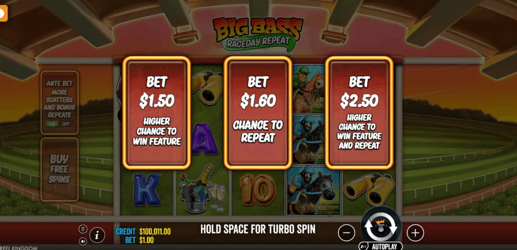 Big Bass Raceday Repeat