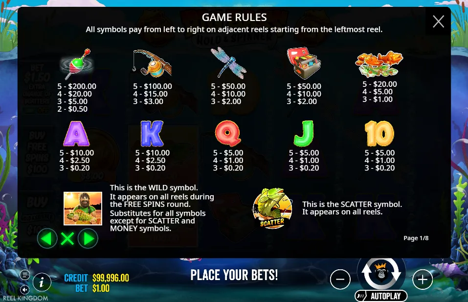 Big Bass Hold & Spinner